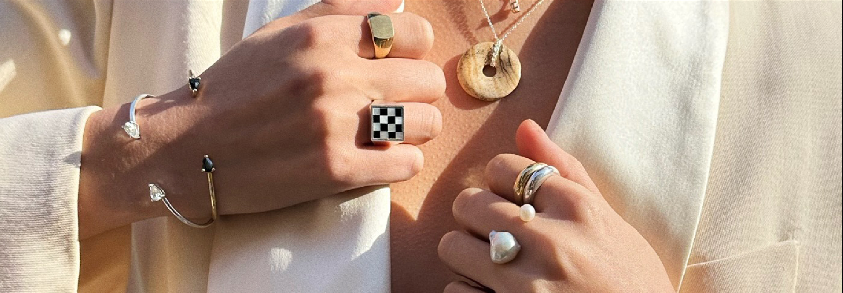 Mother of Pearl Ring - Rae
