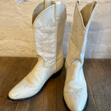 Vintage Women's White Cowboy Boots