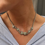 Vintage Intertwined Crystal Necklace